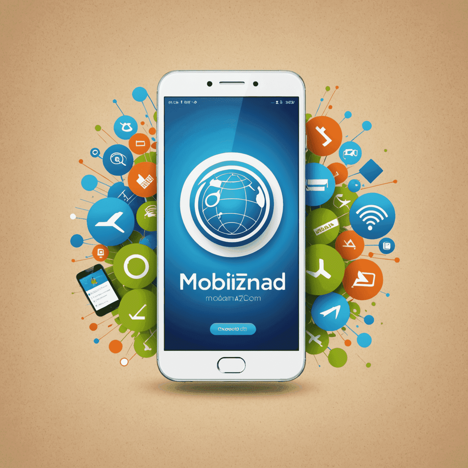 شعار mobimazad.com - شركة اتصالات محمولة